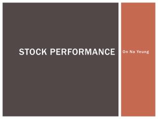 Stock Performance