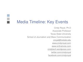 Media Timeline: Key Events