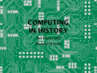 COMPUTING IN HISTORY