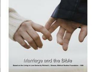 Marriage and the Bible