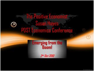 The Positive Economist Susan Hayes PDST Economics Conference