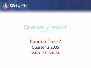 Quarterly report version v1.0