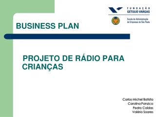 BUSINESS PLAN