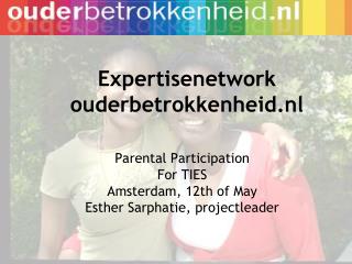 Expertisenetwork ouderbetrokkenheid.nl