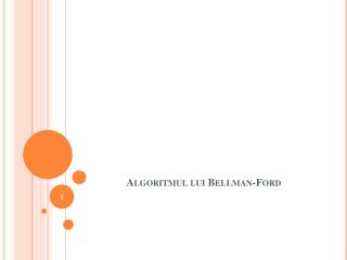 Algoritmul lui Bellman-Ford