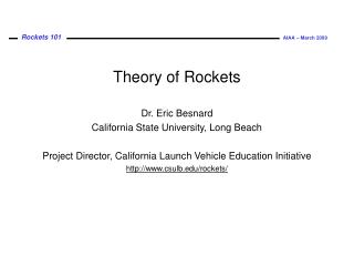 Theory of Rockets