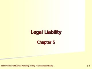 PPT - Legal Liability PowerPoint Presentation, free download - ID:544611