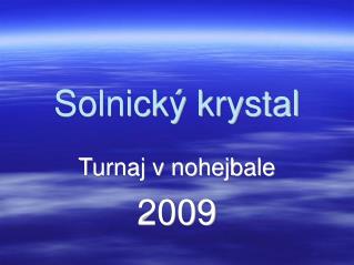 Solnický krystal