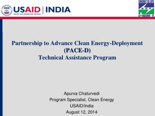 Partnership to Advance Clean Energy-Deployment (PACE-D) Technical Assistance Program