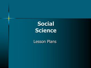 Social Science