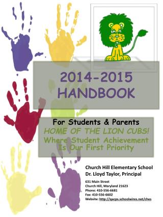 2014-2015 HANDBOOK