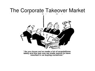 The Corporate Takeover Market