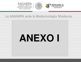 La SAGARPA ante la Biotecnología Moderna