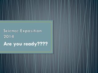 Science Exposition 2014