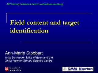 Field content and target identification