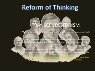 Reform of Thinking
