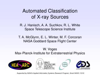 Automated Classification of X-ray Sources