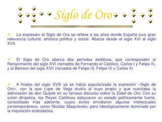 Siglo de Oro