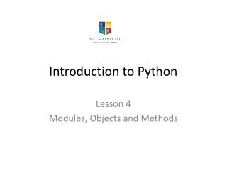 Introduction to Python