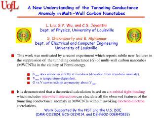 A New Understanding of the Tunneling Conductance Anomaly in Multi-Wall Carbon Nanotubes