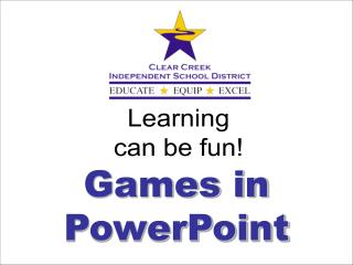 Games in PowerPoint