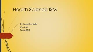 Health Science ISM