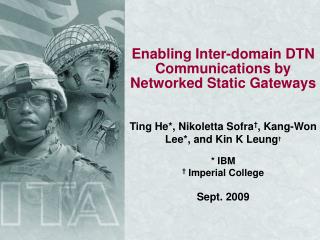 Enabling Inter-domain DTN Communications by Networked Static Gateways