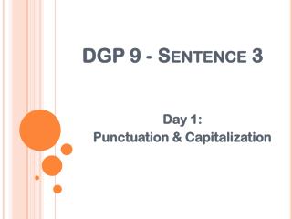 DGP 9 - Sentence 3