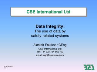 CSE International Ltd