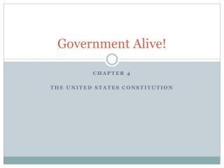 Government Alive!