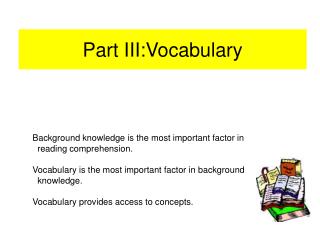 Part III:Vocabulary