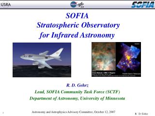 SOFIA Stratospheric Observatory for Infrared Astronomy