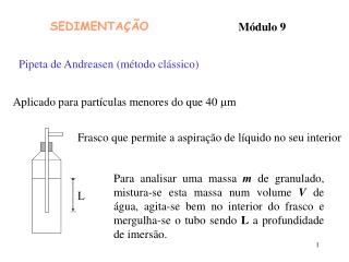 SEDIMENTAÇÃO