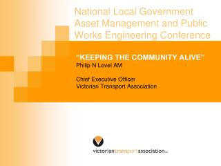 National Local Government Asset Management and Public Works Engineering Conference