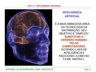 INTELIGÊNCIA ARTIFICIAL