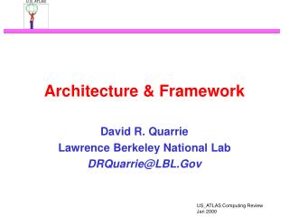 Architecture &amp; Framework