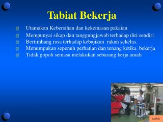 Tabiat Bekerja