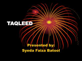TAQLEED