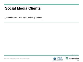 Social Media Clients