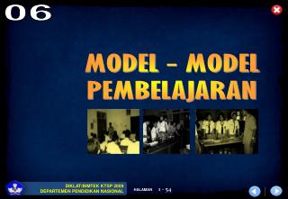 MODEL - MODEL PEMBELAJARAN