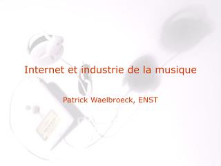 Internet et industrie de la musique