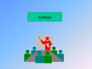 syntax