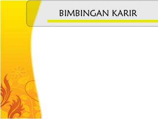 BIMBINGAN KARIR