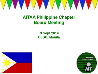 AITAA Philippine Chapter Board Meeting 9 Sept 2014 DLSU, Manila