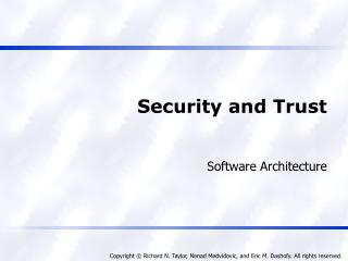 Security and Trust