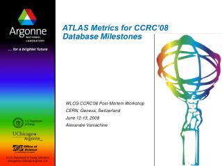 ATLAS Metrics for CCRC’08 Database Milestones