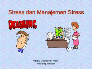 Stress dan Manajemen Stress