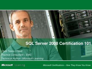 SQL Server 2008 Certification 101