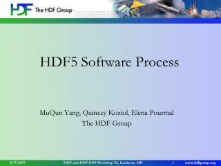 HDF5 Software Process