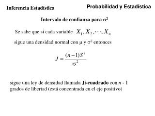 Probabilidad y Estadística